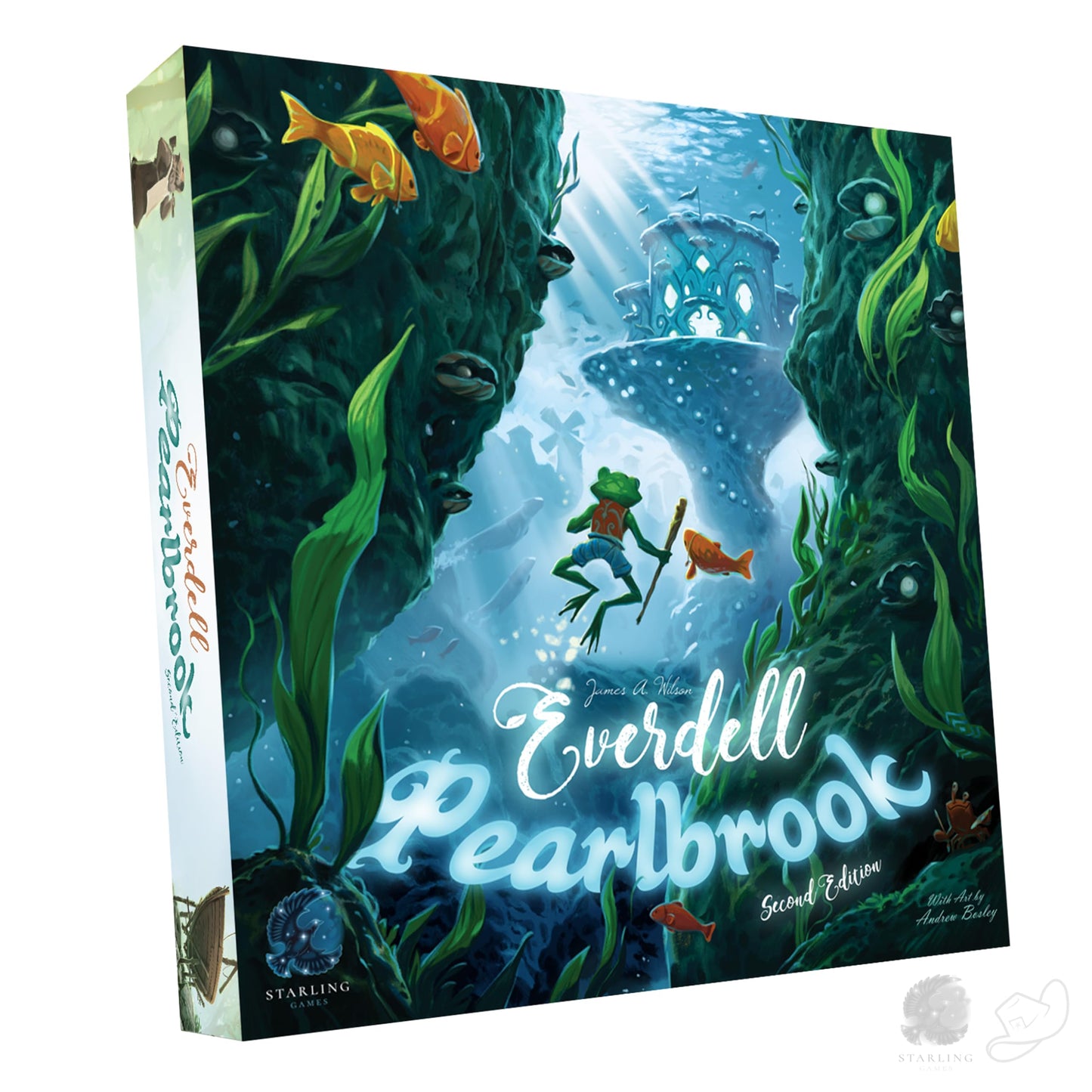 Starling Games Everdell Pearlbrook 2nd Edition Expansion – Solo & Multiplayer (1–4 players, 60–90 min, Ages 10+)