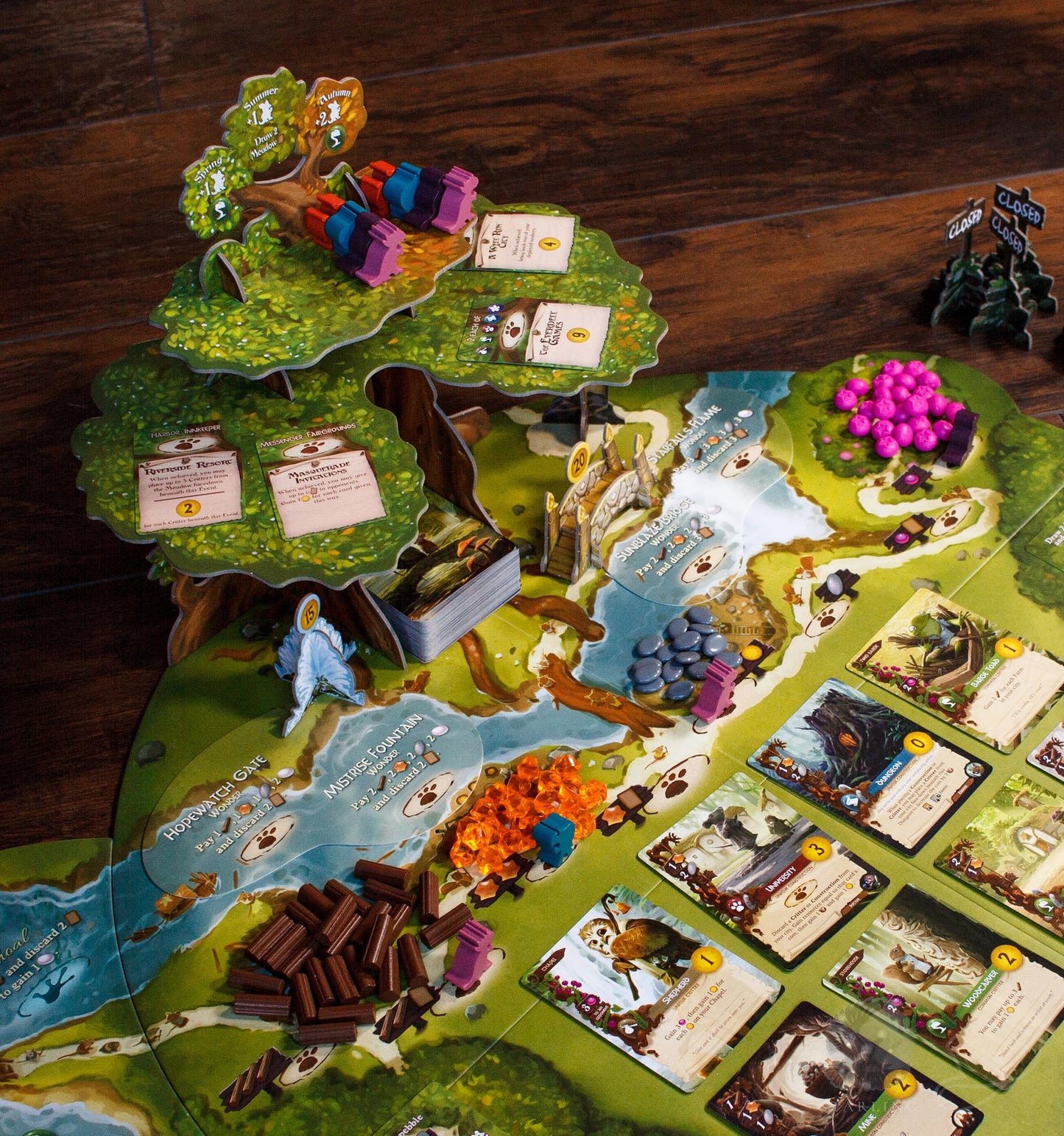 Starling Games Everdell Pearlbrook 2nd Edition Expansion – Solo & Multiplayer (1–4 players, 60–90 min, Ages 10+)