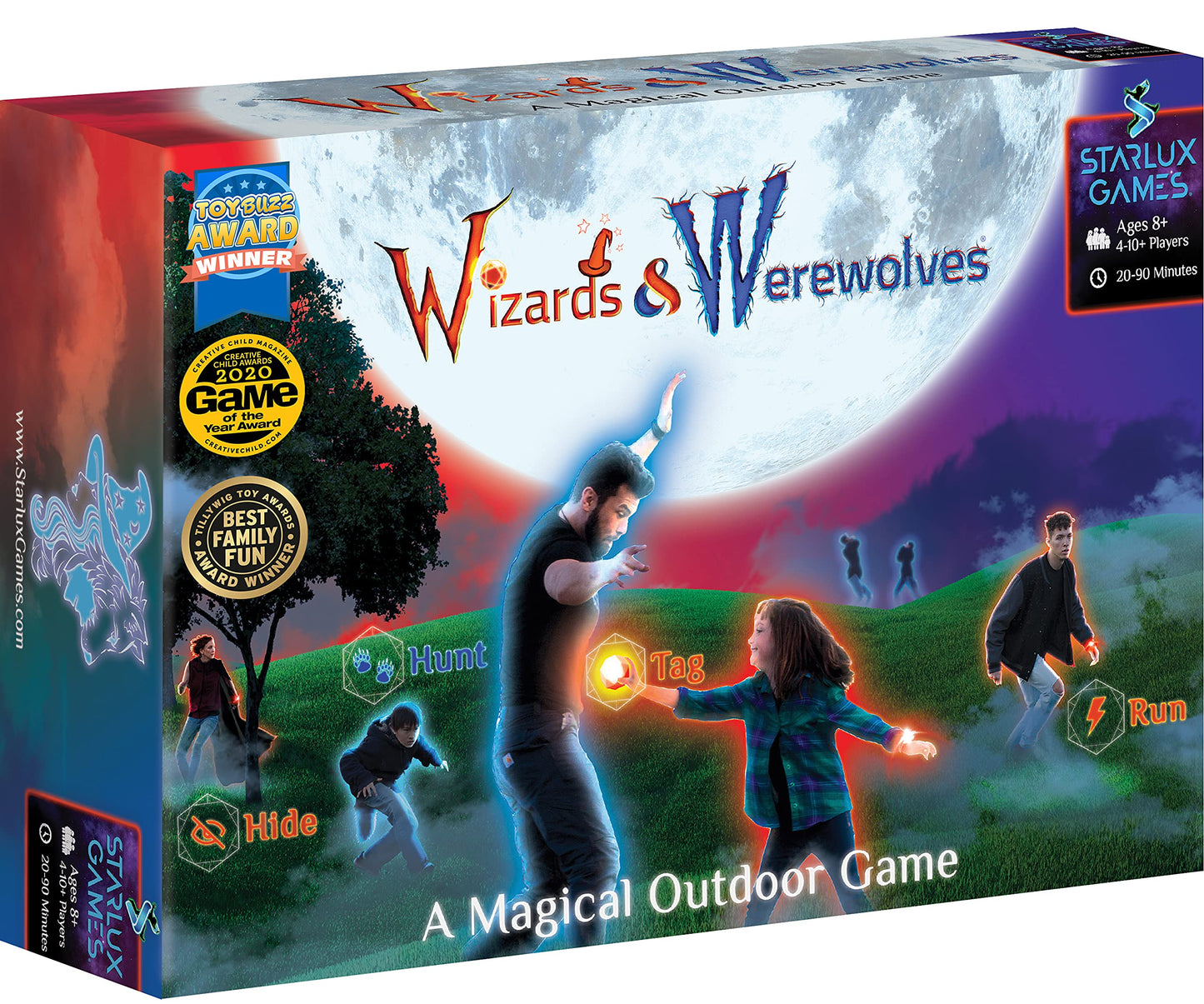 Starlux Wizards & Werewolves – Glow-in-the-Dark Outdoor Game for 4–10 Players