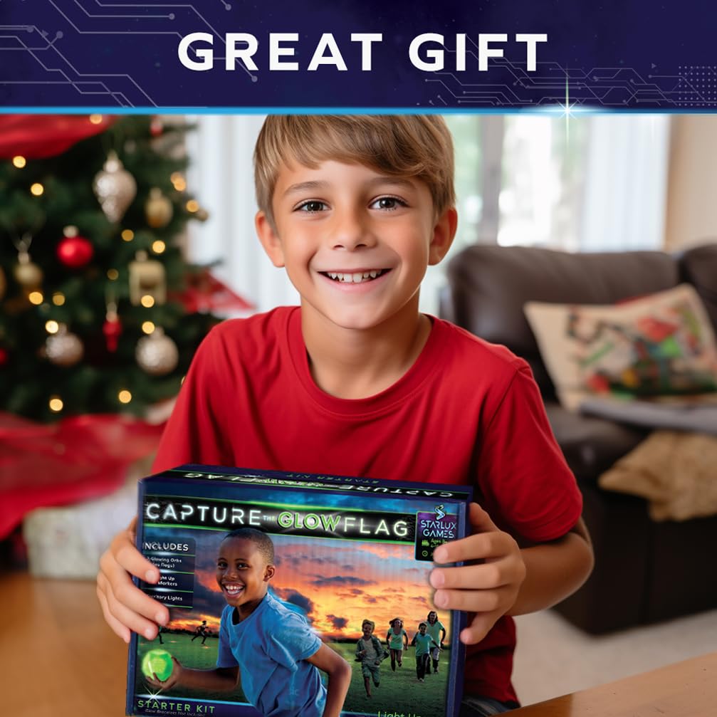 Starlux Games Glow in the Dark Capture The Flag Starter Set (Ages 8+)