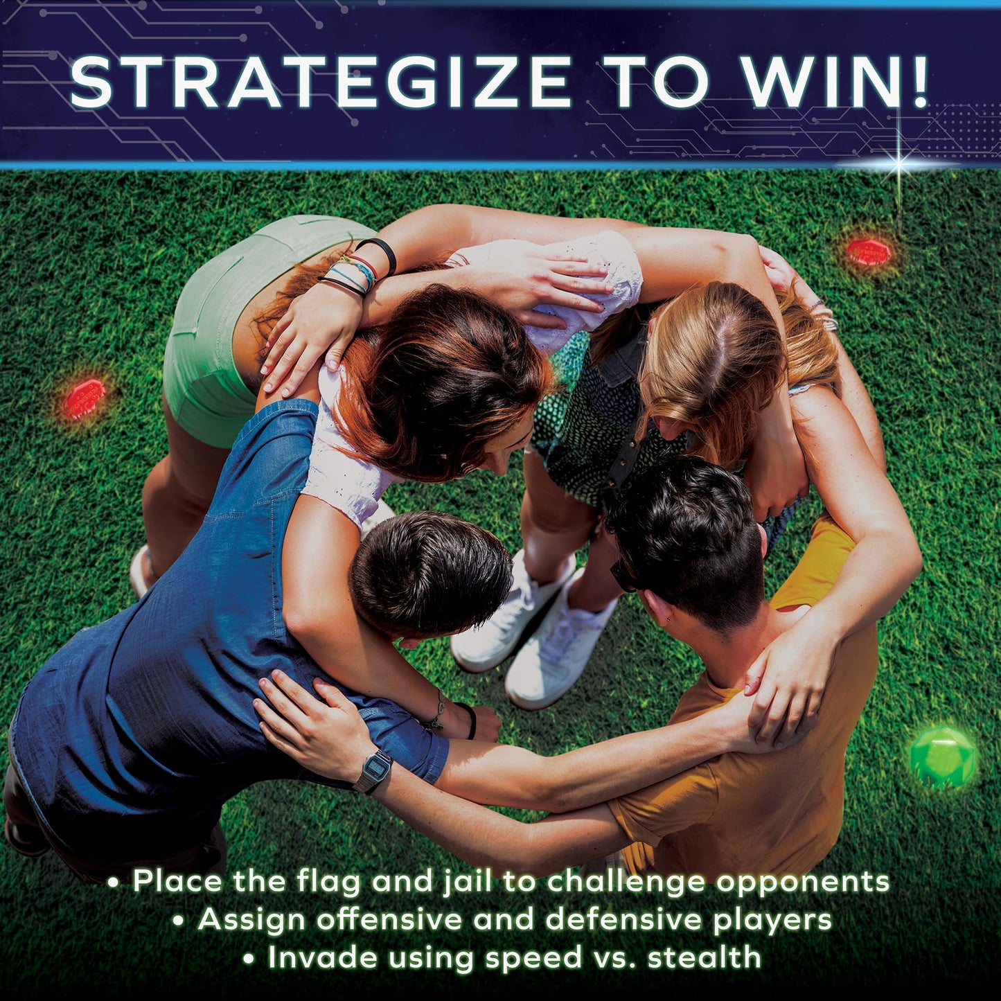 Starlux Games Glow in the Dark Capture The Flag Starter Set (Ages 8+)