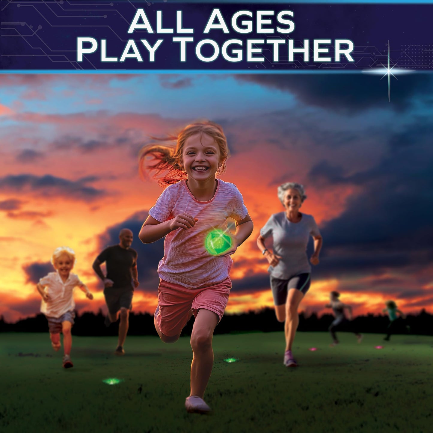 Starlux Games Glow in the Dark Capture The Flag Starter Set (Ages 8+)