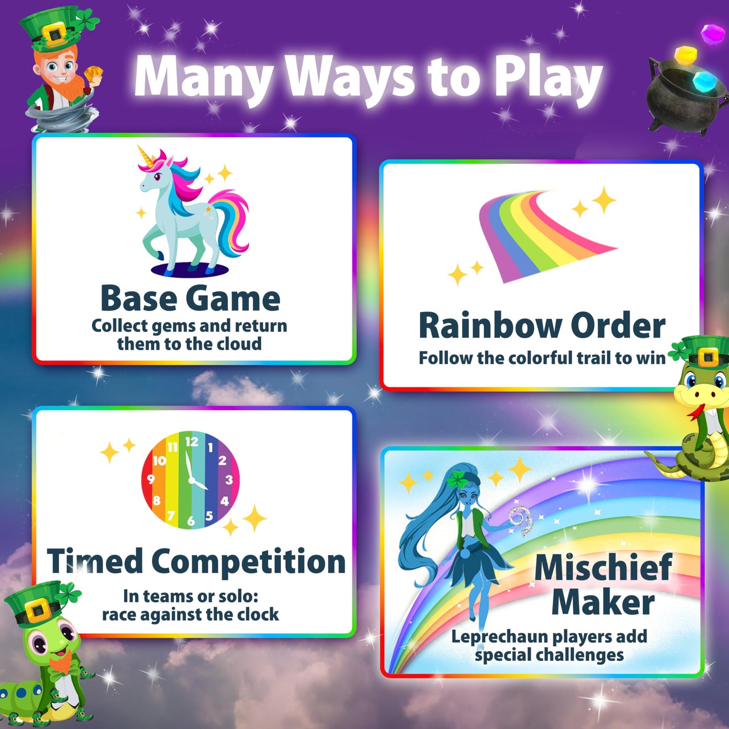 Starlux Games Protectors of the Rainbow — Glow Treasure Hunt for Ages 4–10