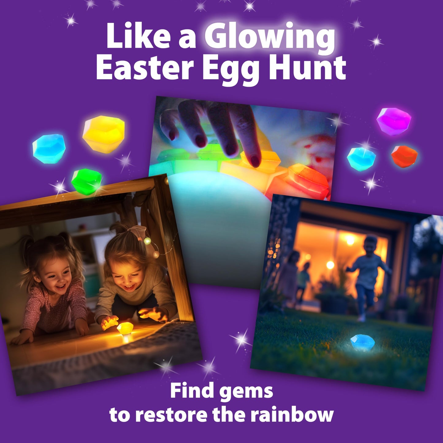Starlux Games Protectors of the Rainbow — Glow Treasure Hunt for Ages 4–10