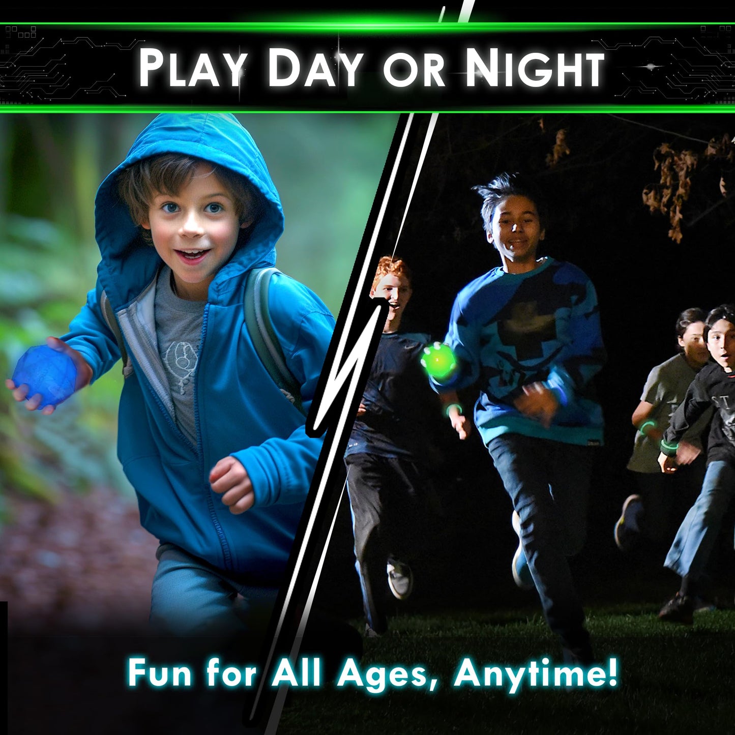 Redux Glow-in-the-Dark Capture The Flag – Original Outdoor Game by Starlux (Ages 8+)