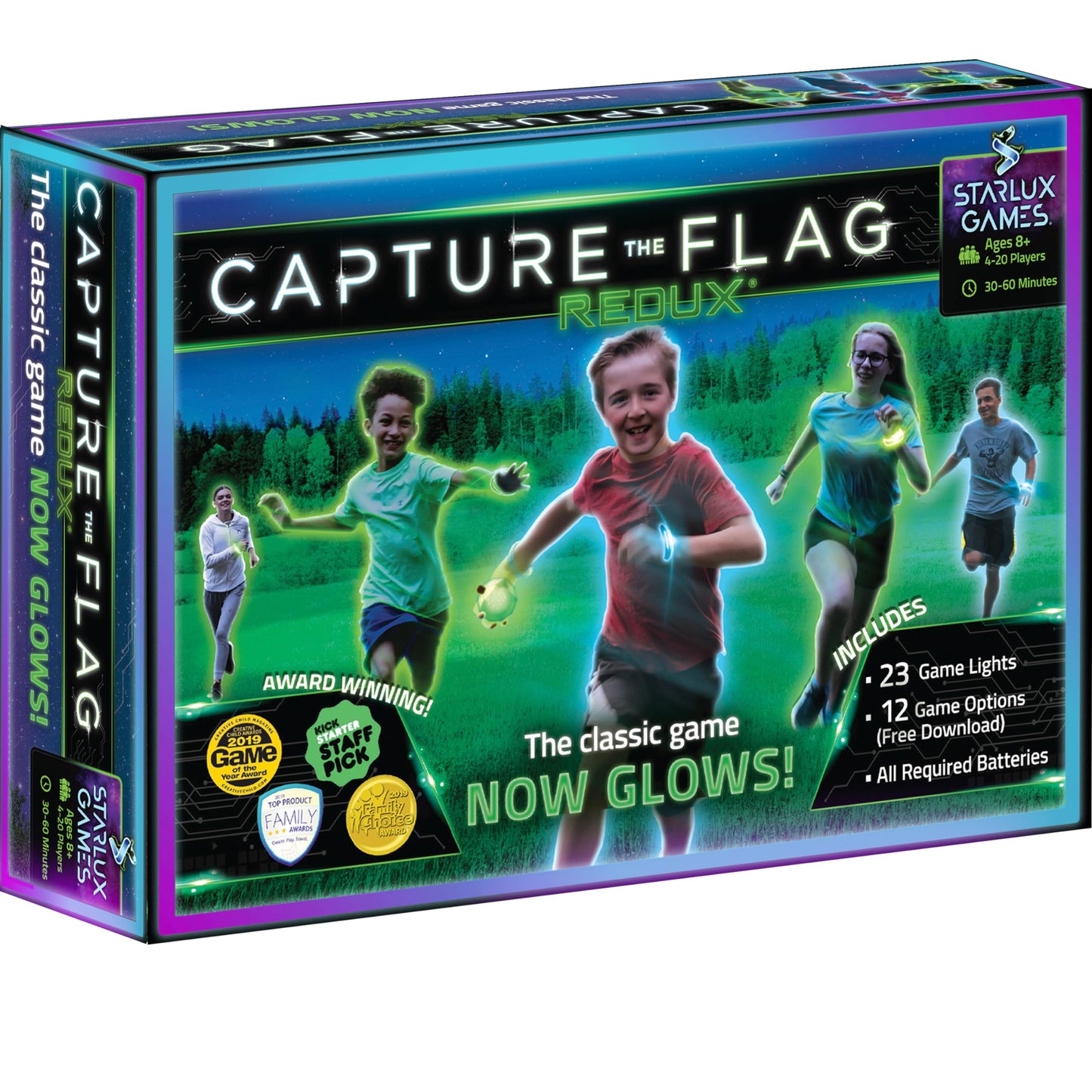 Redux Glow-in-the-Dark Capture The Flag – Original Outdoor Game by Starlux (Ages 8+)