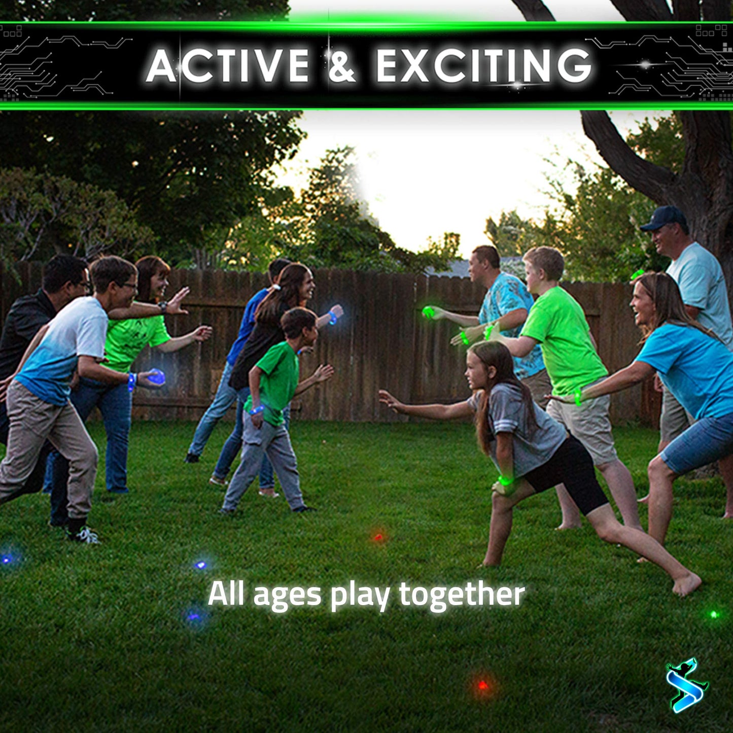 Redux Glow-in-the-Dark Capture The Flag – Original Outdoor Game by Starlux (Ages 8+)