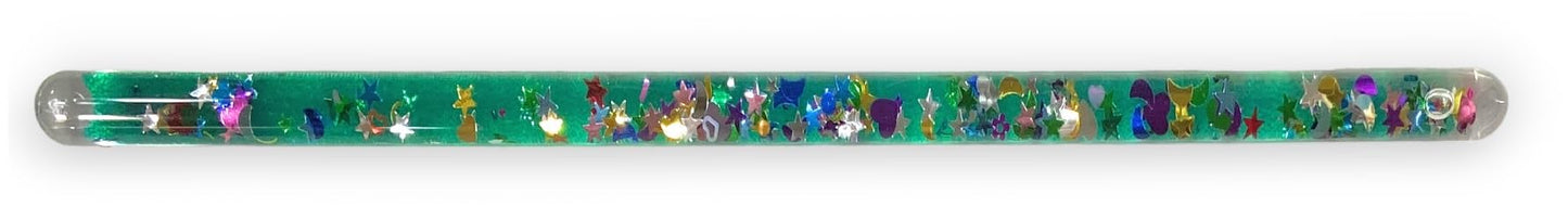 Star Magic Glitter Wand Twin 11-inch Costume Accessory in Purple & Green | Kids' Pretend Play