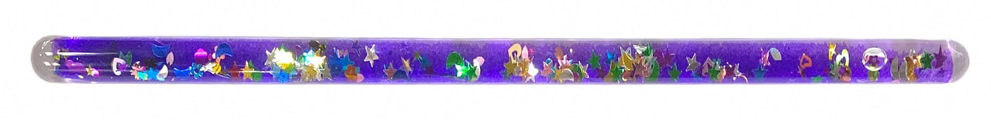Star Magic Glitter Wand — Two 11in Wonder Wands (Blue & Purple) for Kids | Sensory & Kaleidoscope Toy