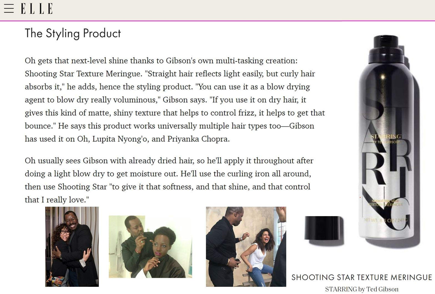 STARRING Shooting Star Texture Meringue – Volumizing Hair Texture for Definition