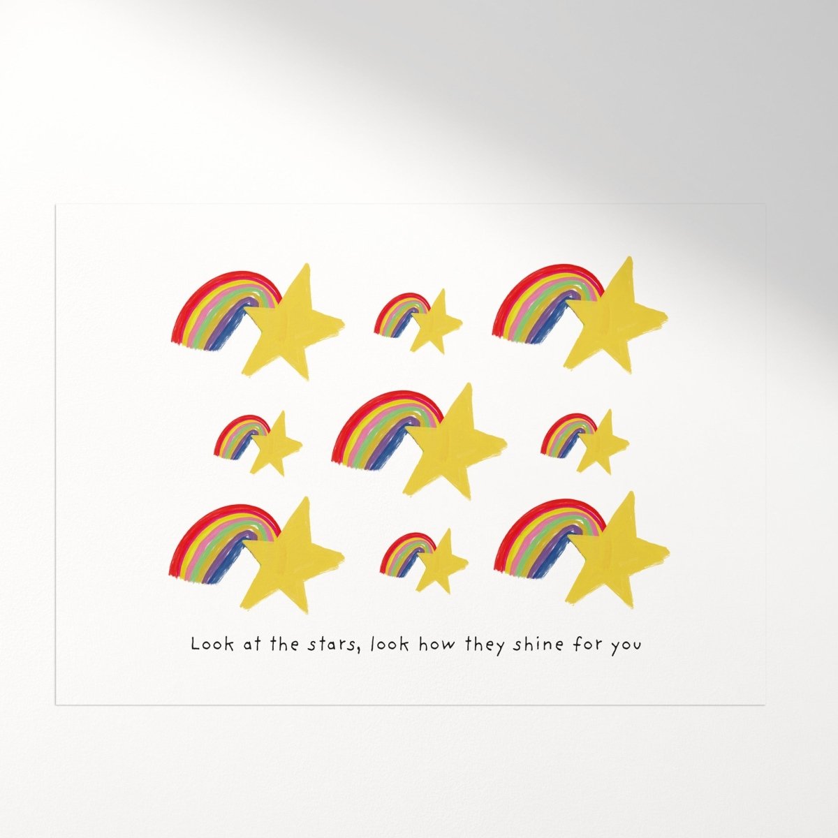 Stars & Rainbows Art Print