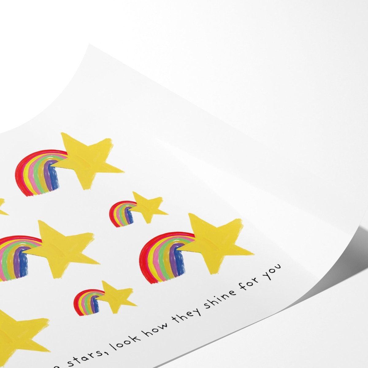 Stars & Rainbows Art Print