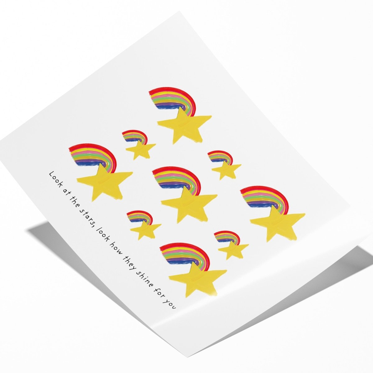 Stars & Rainbows Art Print