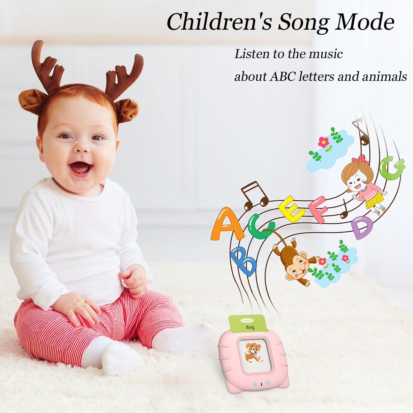 Startcan Toddler Learning Toys – 112 Cards, 224 Words, Sensory & Speech Therapy Friendly