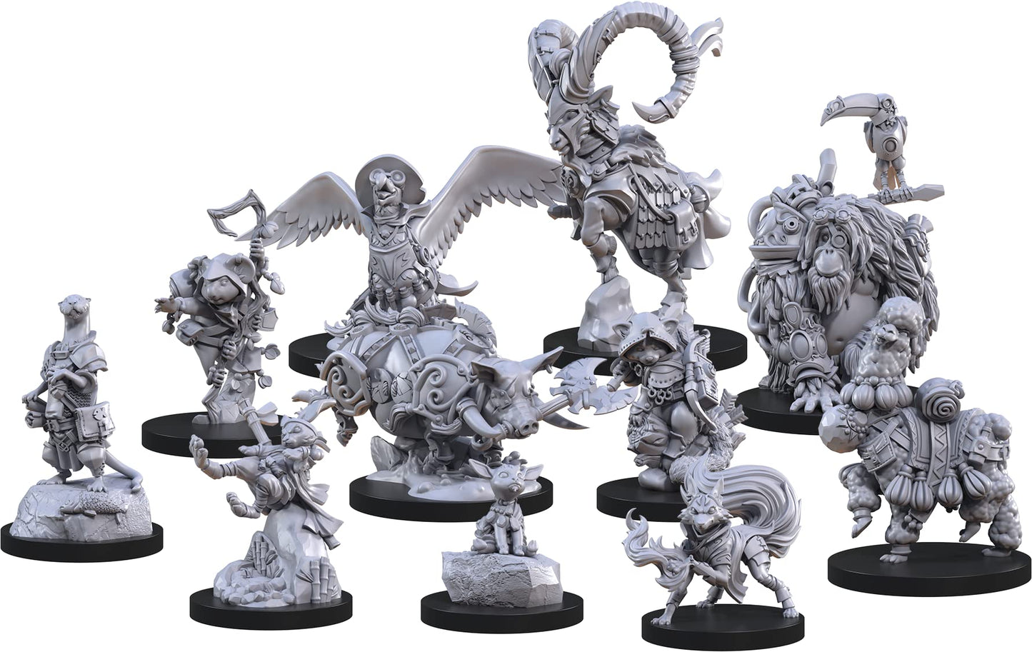 Steamforged Games — Animal Adventures: Animals of the Faraway Sea Miniatures (5E Compatible)