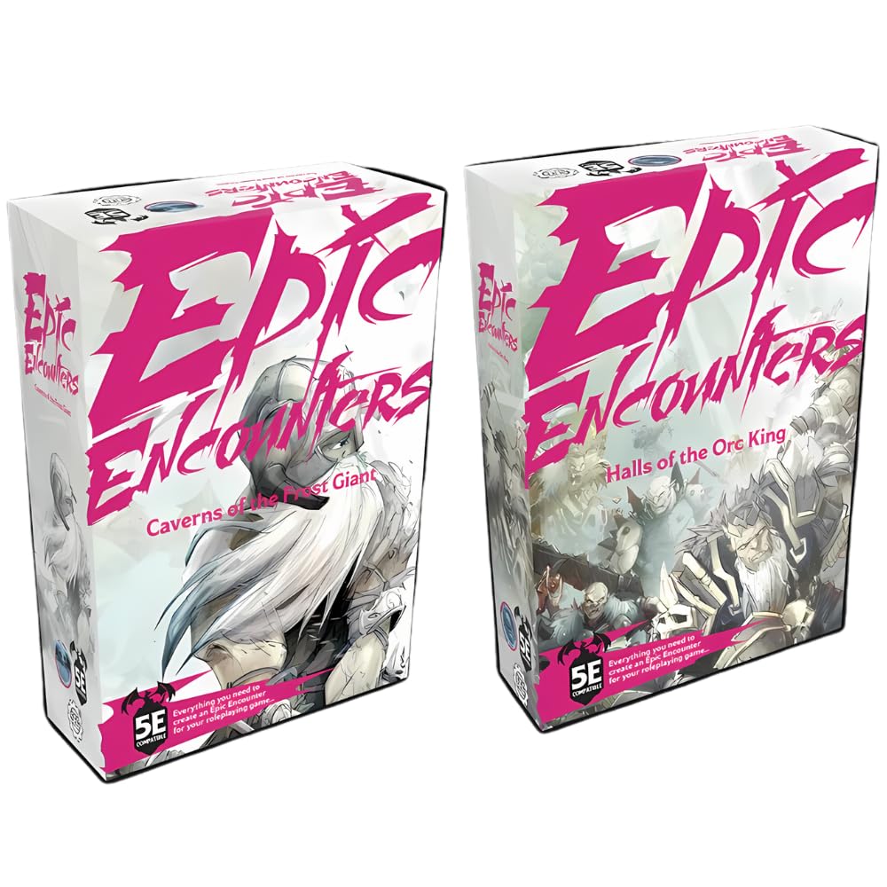 Steamforged Games Epic Encounters Bundle: Caverns of the Frost Giant & Halls of the Orc King