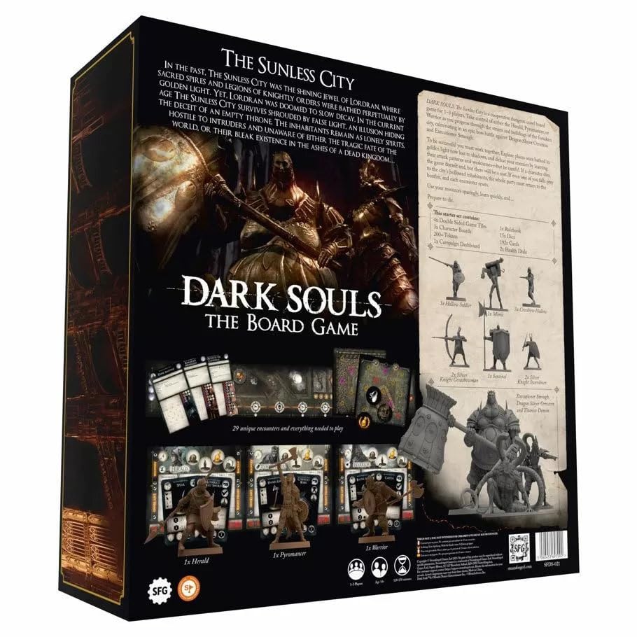 Dark Souls: The Sunless City Core Set | Steamforged Games – 1-3 Players, 120–150 Minutes