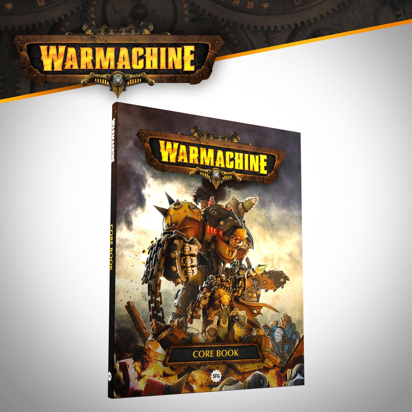 Steamforged Games Warmachine Core Book — Rules, Lore & Quickstart for Immoren