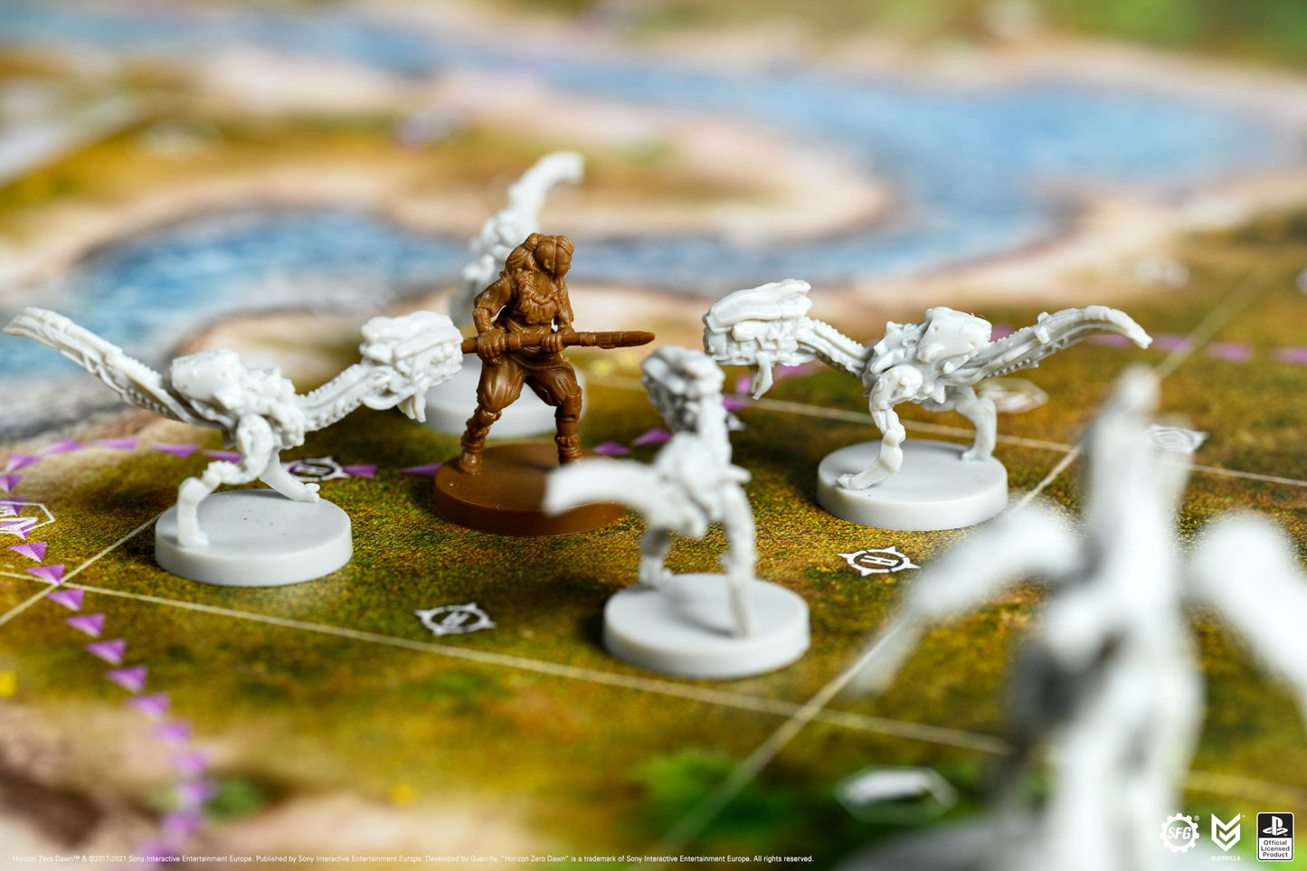 Steamforged Games | Horizon Zero Dawn: The Sacred Land Expansion for The Board Game