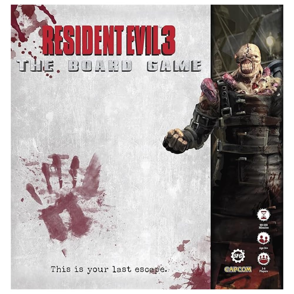 Steamforged Games: Resident Evil 3 The Board Game — Core Game (1–4 Players)