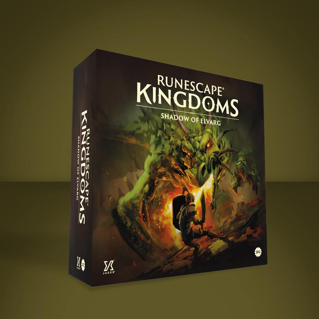 RuneScape Kingdoms: Shadow of Elvarg — Steamforged Games | Cooperative Board Game (1-5 players)