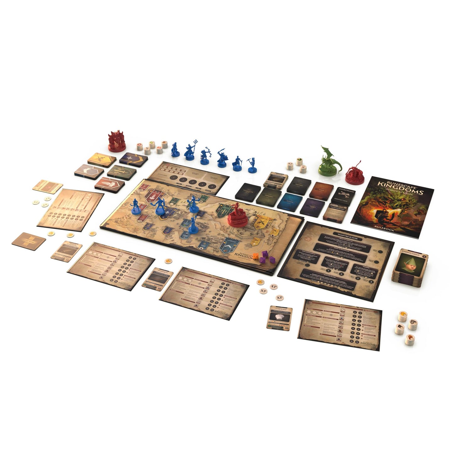 RuneScape Kingdoms: Shadow of Elvarg — Steamforged Games | Cooperative Board Game (1-5 players)