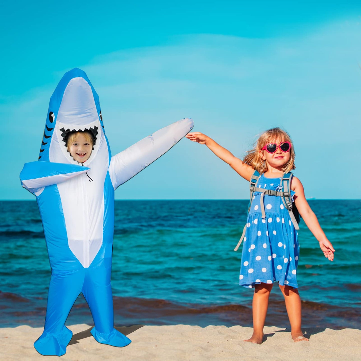 Stegosaurus Inflatable Shark Costume for Kids – Fun Halloween Dress-Up