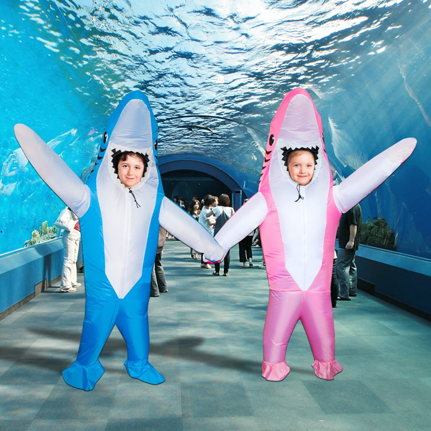 Stegosaurus Inflatable Shark Costume for Kids – Fun Halloween Dress-Up