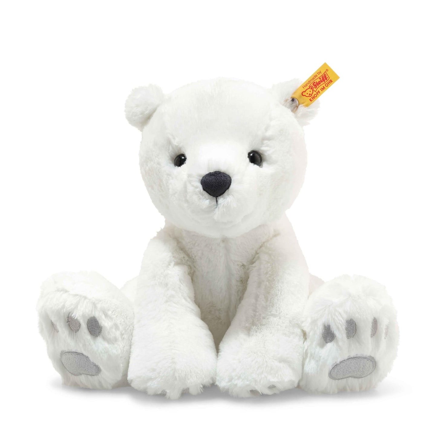 Steiff Lasse Polar Bear Plush – 11in White Bear Toy for Kids