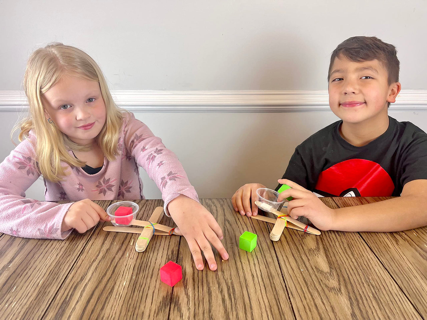 STEM Inventions Catapult Kit – Build 30 Mini Catapults for Classrooms & Home Learning | Bulk STEM Project Kit