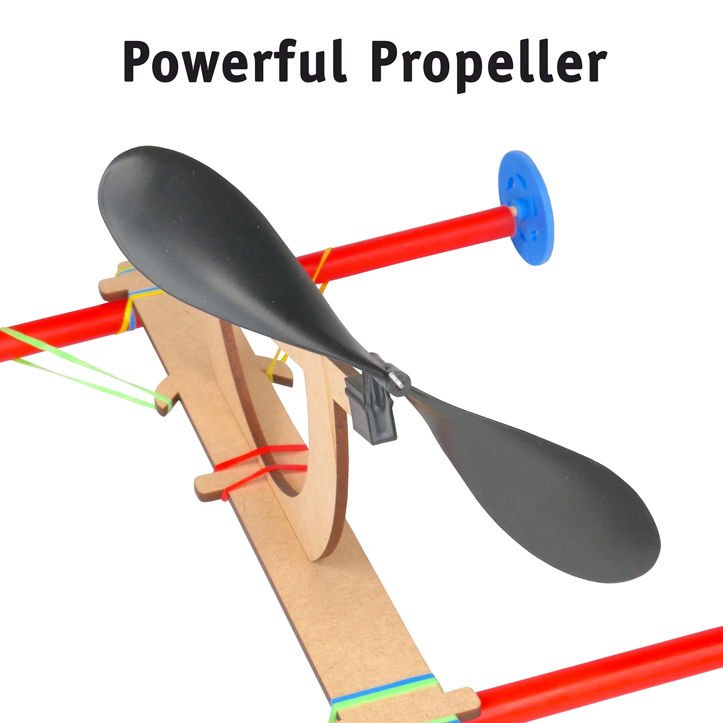 STEM Inventions Rubber Band Propeller Car Kit – 10 Pack DIY STEM Activity
