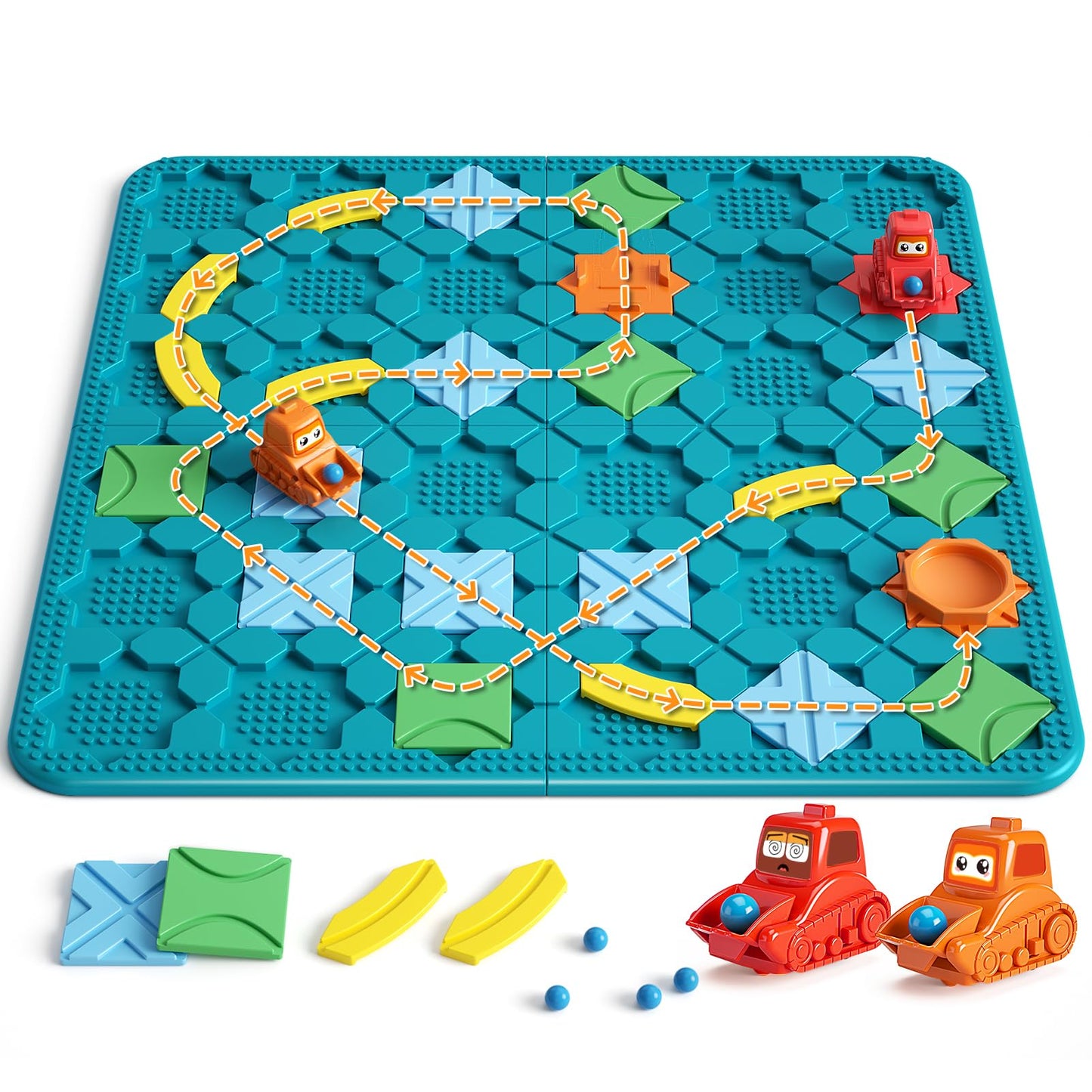 STEM MATCH Kids Board Games: 200+ Challenges, 4 Levels, Brain Puzzles for Ages 3-10