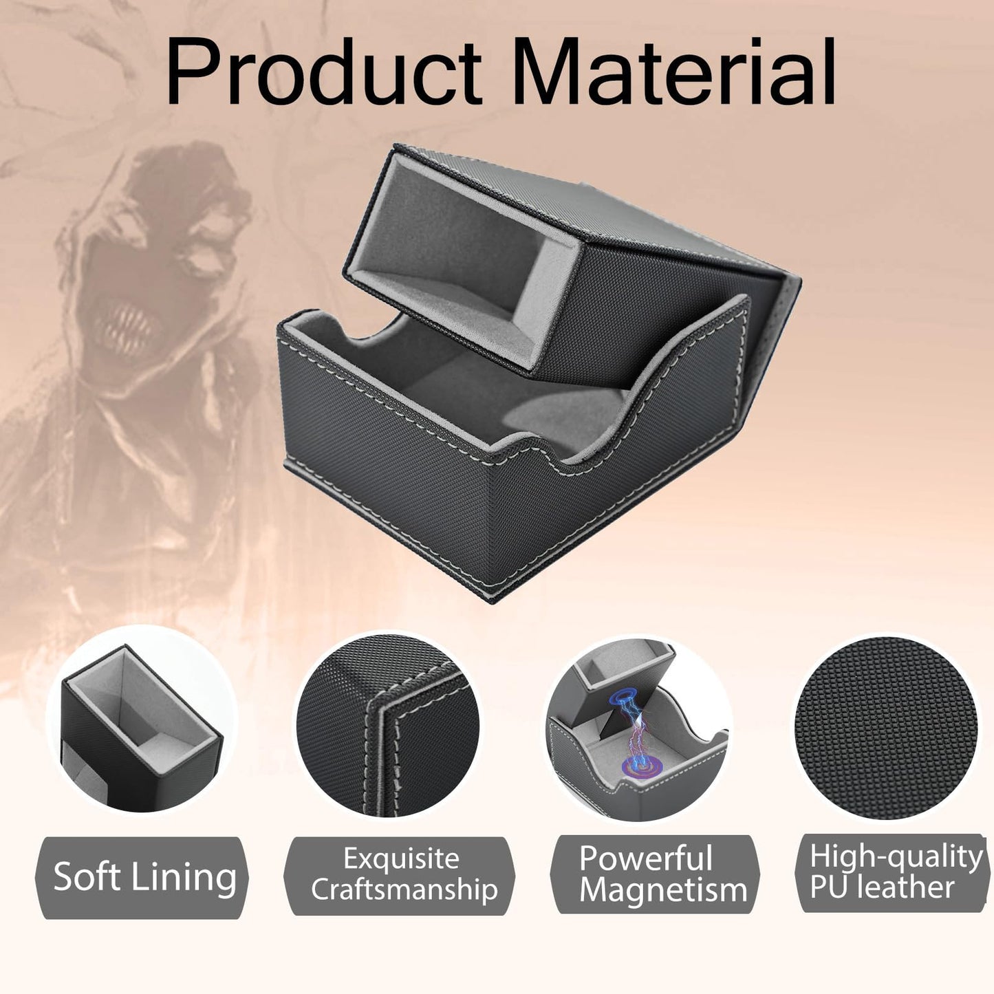 Stepane Dice Tower and Tray – Foldable 3-in-1 Dice Box for D&D & Tabletop RPGs