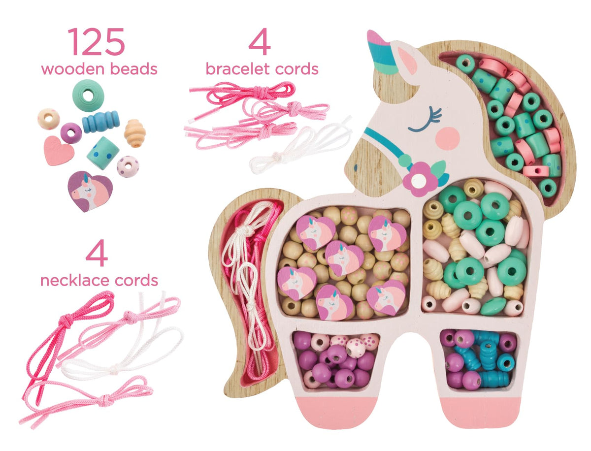 Stephen Joseph Bead Boutique Bunny – Creative Wood Bead Jewelry Kit for Kids