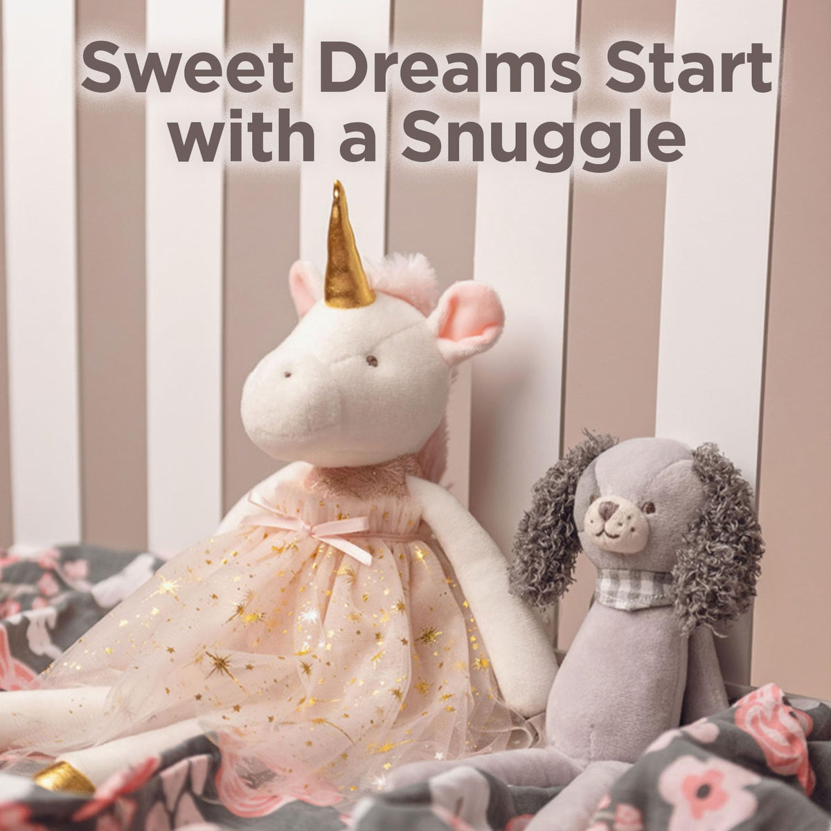 Stephen Joseph Bella Bunny Plush – 16-Inch Large Soft Stuffed Animal for Baby & Kids