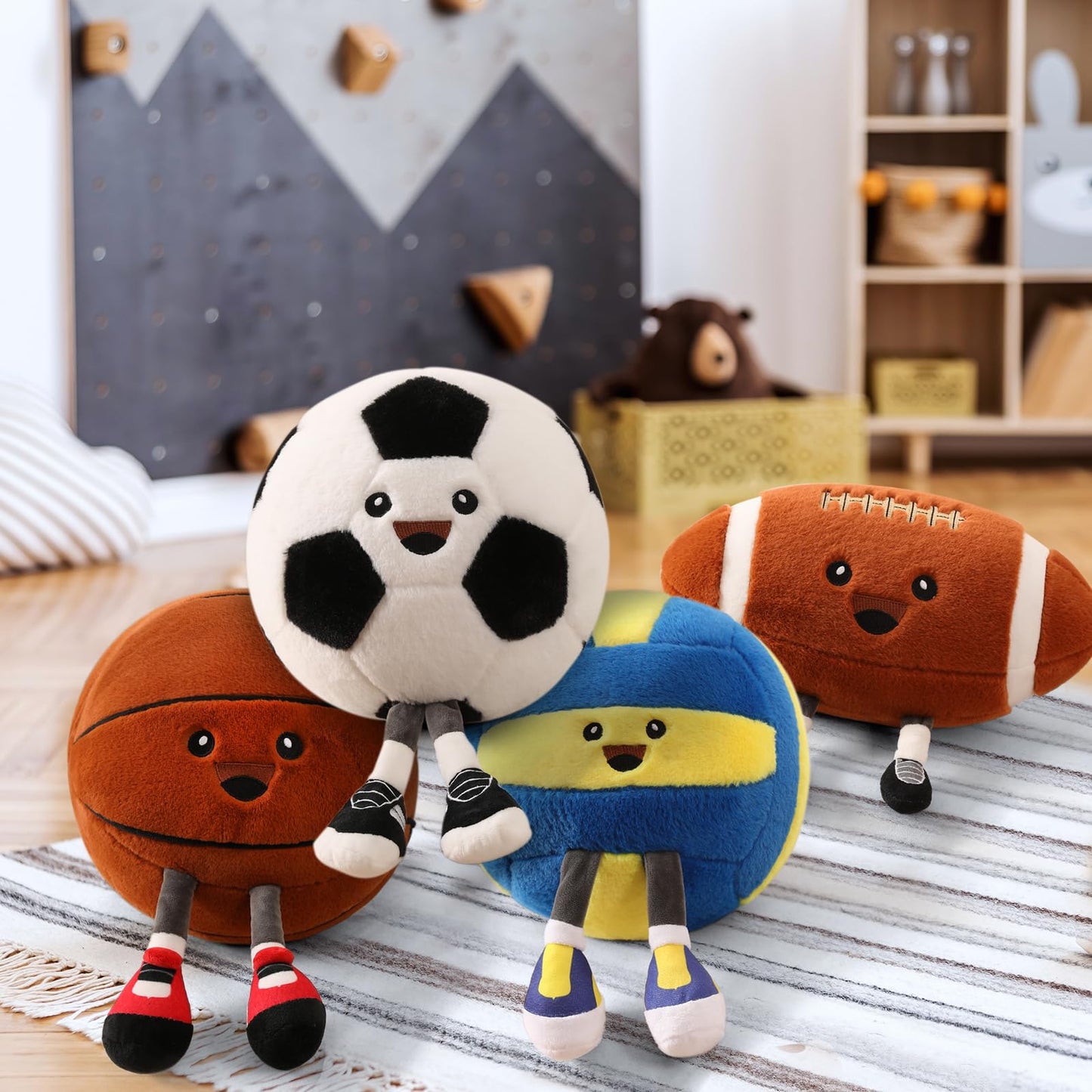 Stepxi Volleyball Plush Pillow – Soft Plush Toy & Room Decor