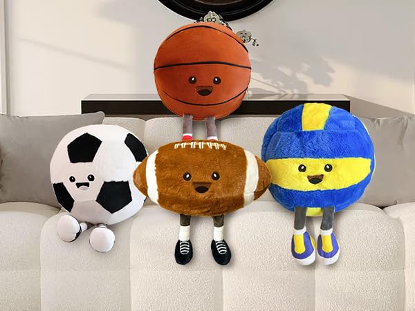 Stepxi Volleyball Plush Pillow – Soft Plush Toy & Room Decor