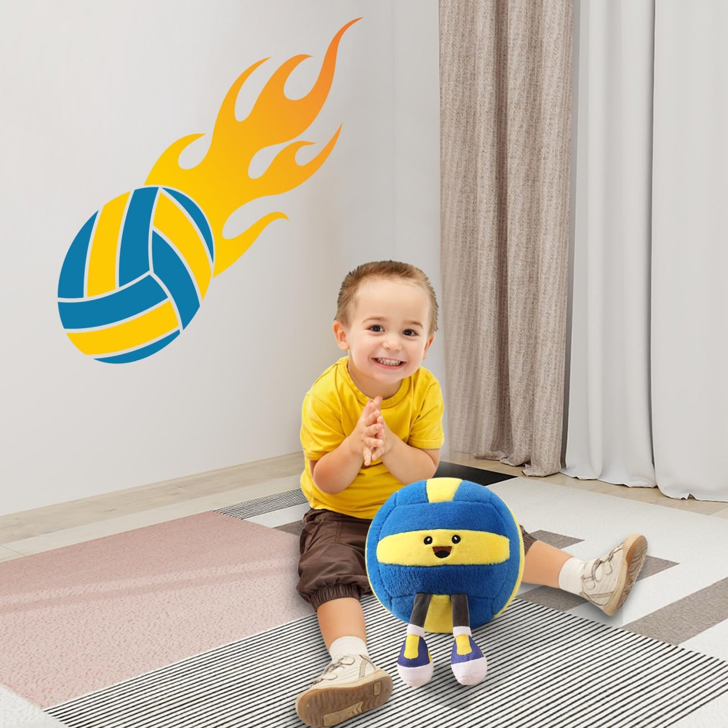 Stepxi Volleyball Plush Pillow – Soft Plush Toy & Room Decor