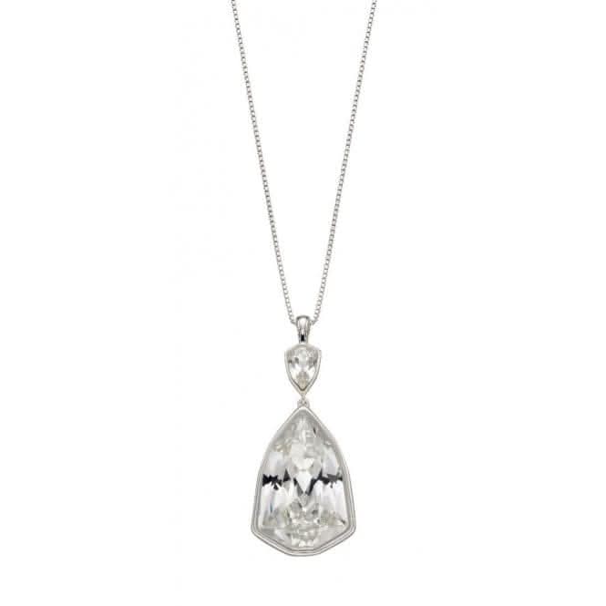 Sterling Silver Swarosvki Trilliant Pendant P4843C