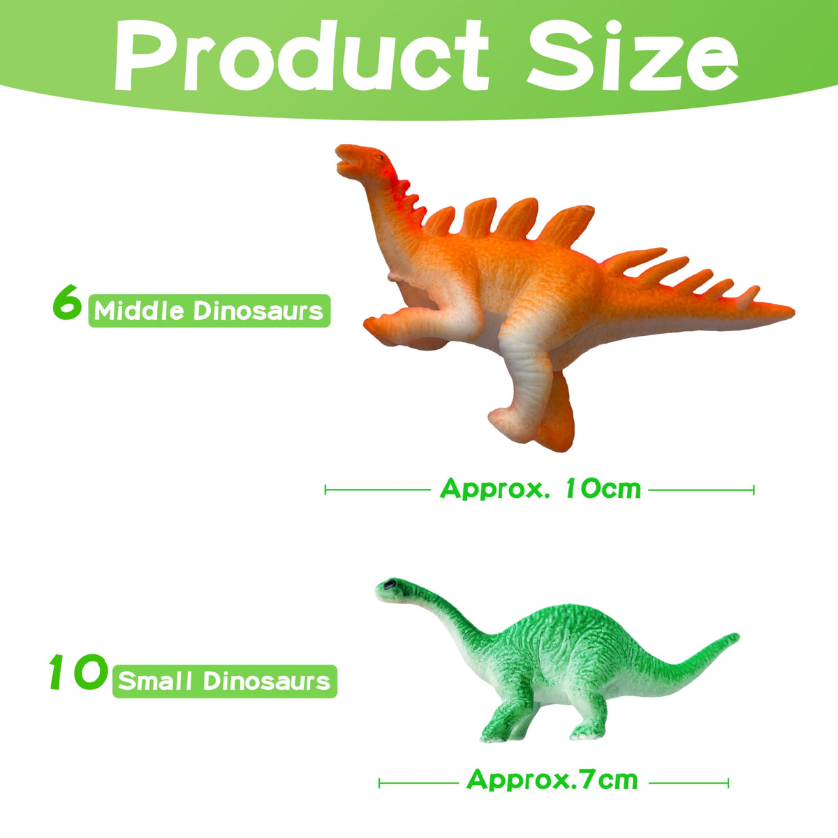 Sterofari Dinosaur Series – 16pc Thermochromic Bath Toys | Color-Changing Water Table Set