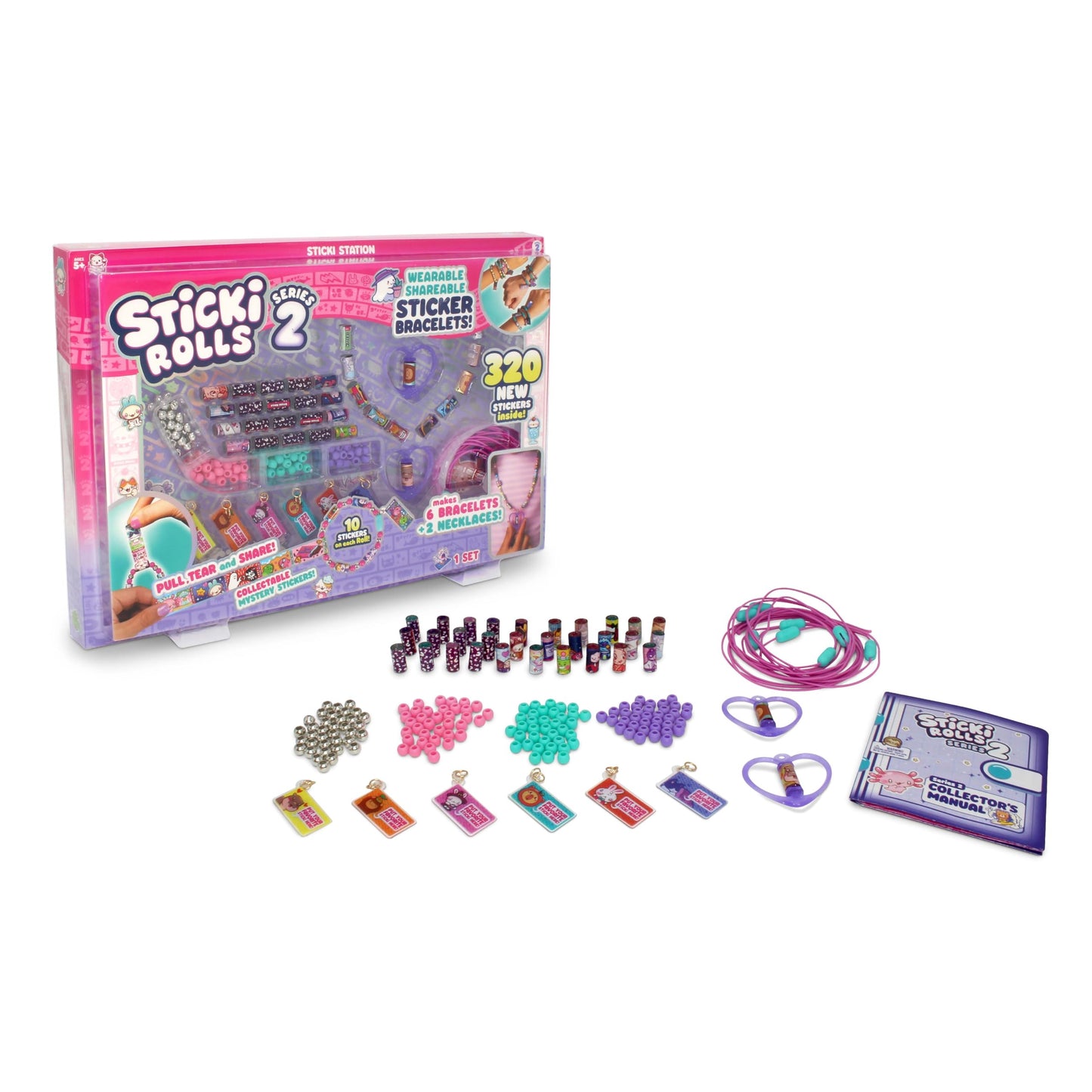 STICKI ROLLS Sky Castle S2 Station – Wearable Sticker Jewellery Kit for Bracelets & Necklaces