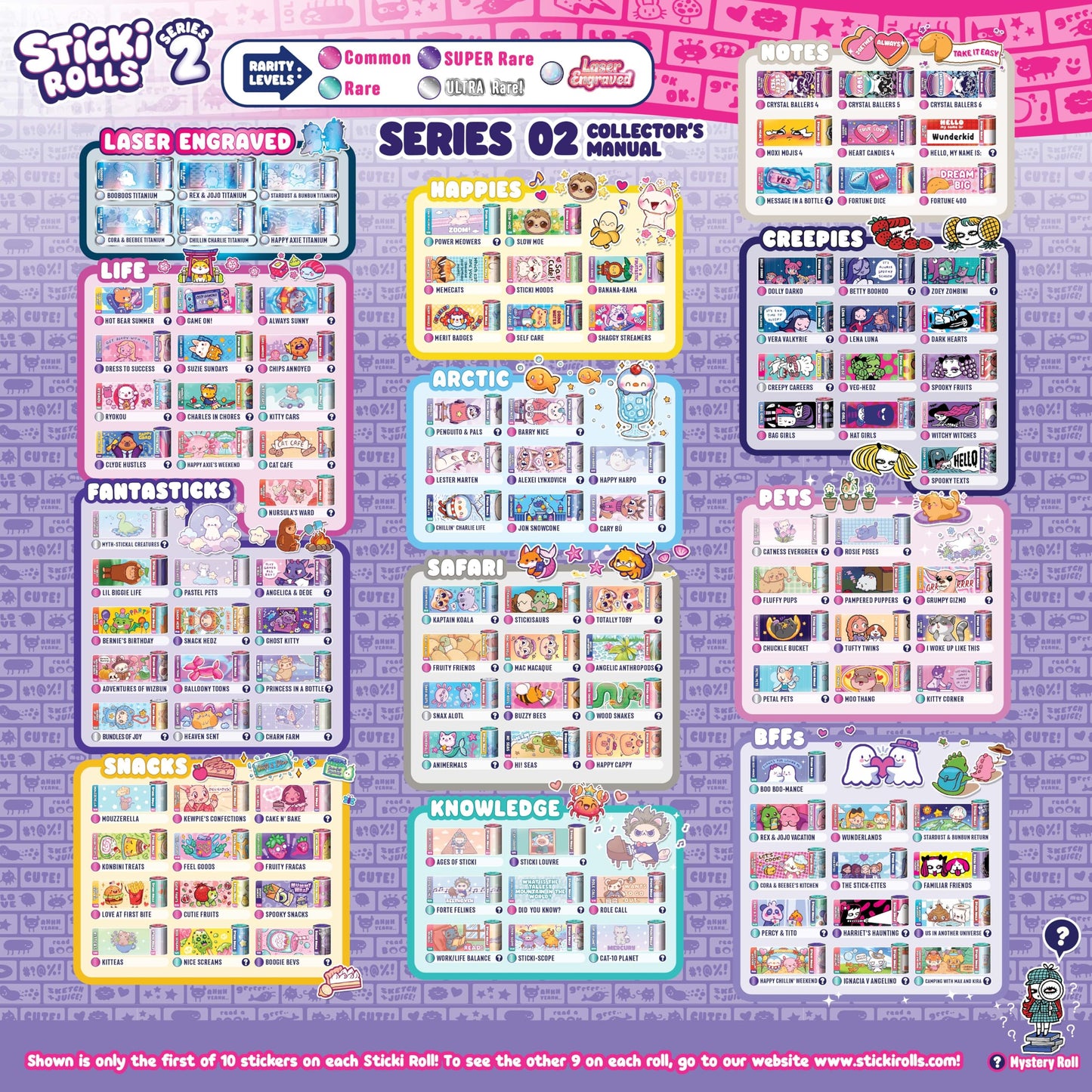 STICKI ROLLS Sky Castle S2 Station – Wearable Sticker Jewellery Kit for Bracelets & Necklaces