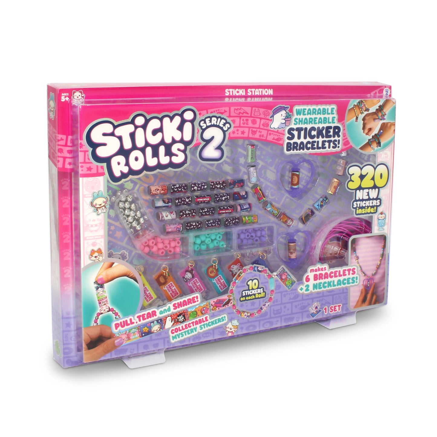 STICKI ROLLS Sky Castle S2 Station – Wearable Sticker Jewellery Kit for Bracelets & Necklaces