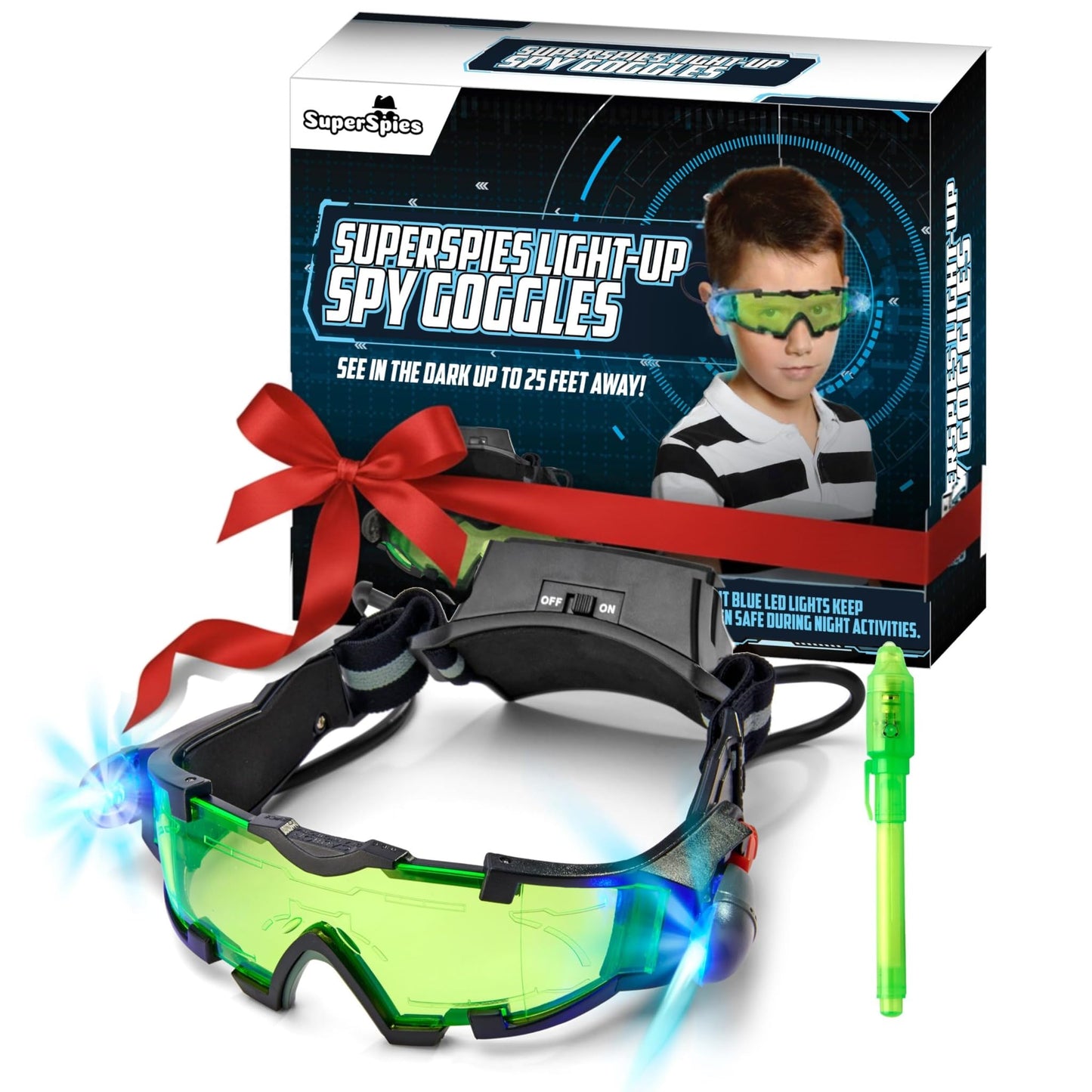 STICKY LIL FINGERS SLF Night Vision Goggles & Spy Kit for Kids 8-12