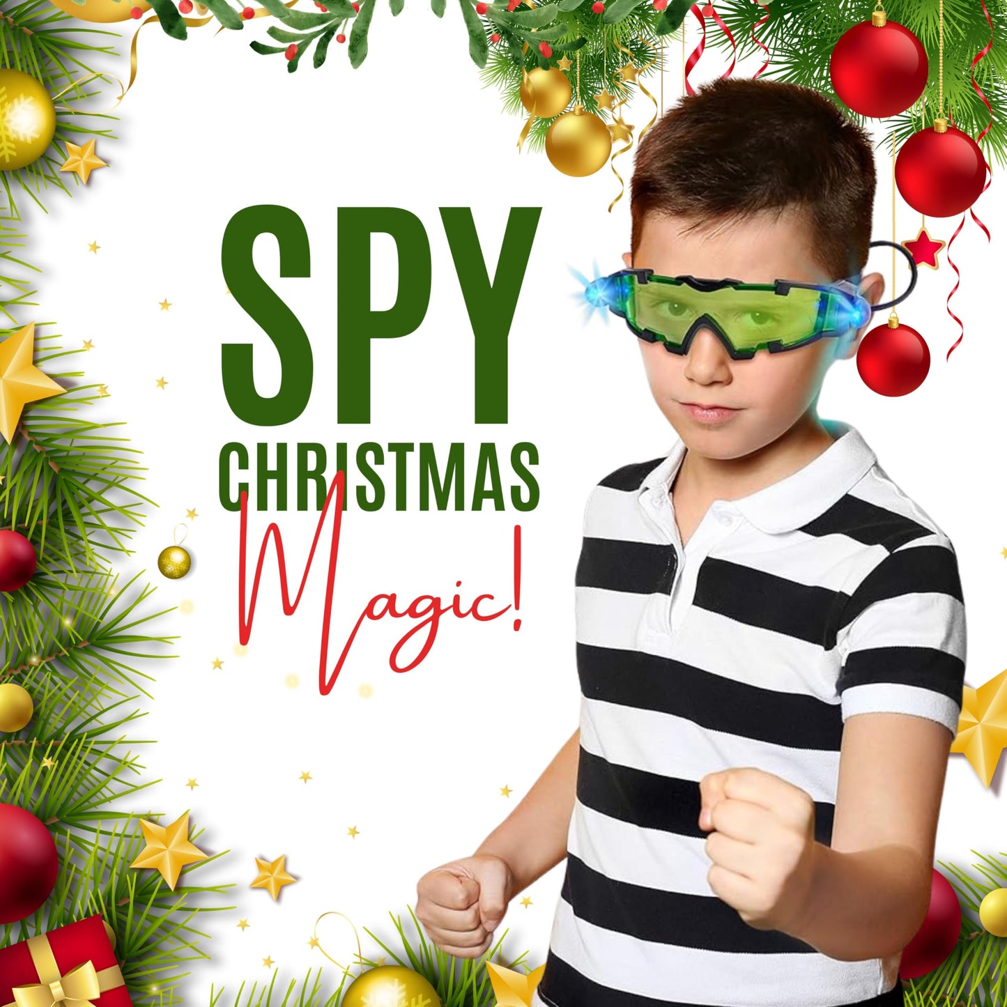 STICKY LIL FINGERS SLF Night Vision Goggles & Spy Kit for Kids 8-12