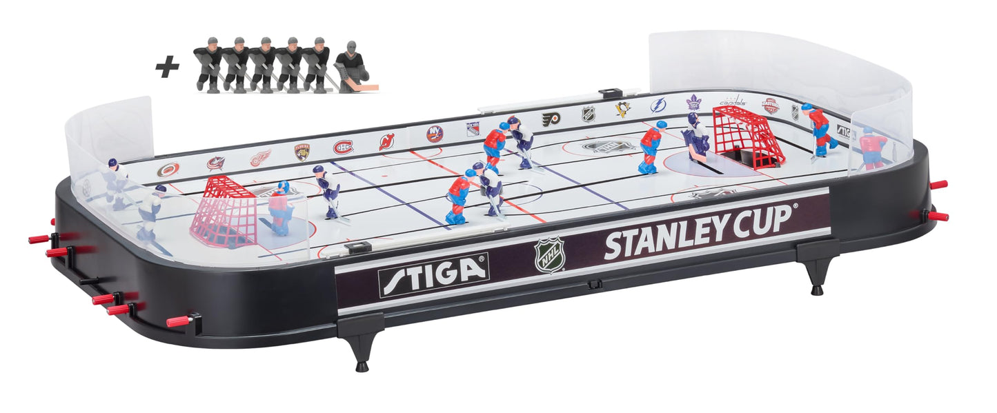 STIGA Stanley Cup 3T Table Hockey Game — 3-Team NHL Rink Replica