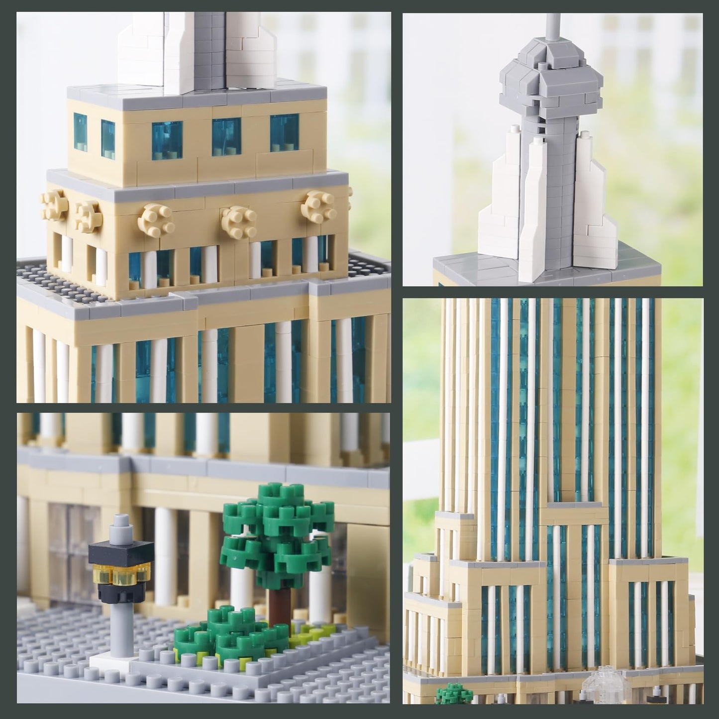 STMIGAIBLOCKS 3819PCS New York Empire State Micro Mini Building Blocks Set | Commemorative Architectural Model