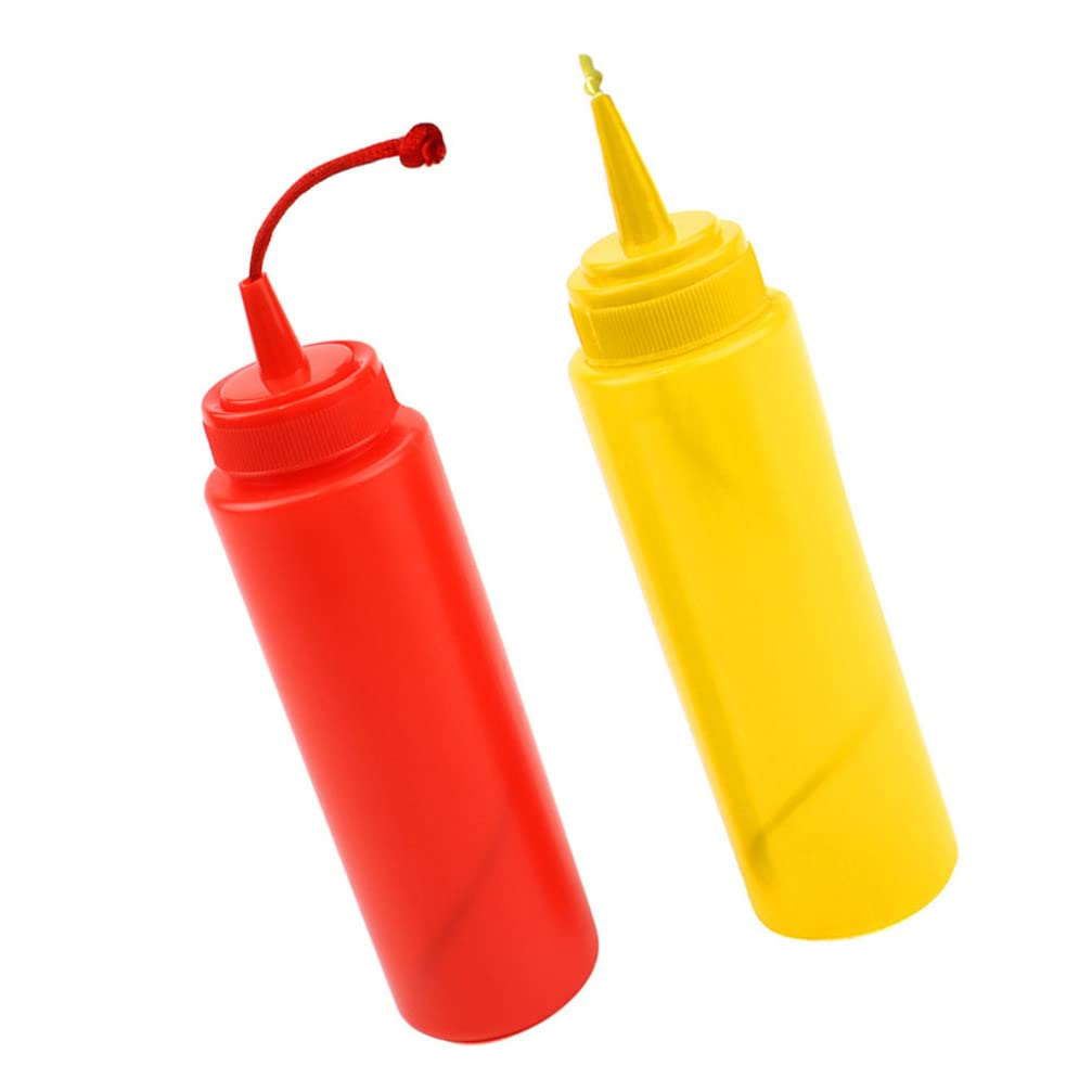 STOBOK 2pcs Fake Mustard & Ketchup Bottle Prank Set – Realistic Squeeze Bottles
