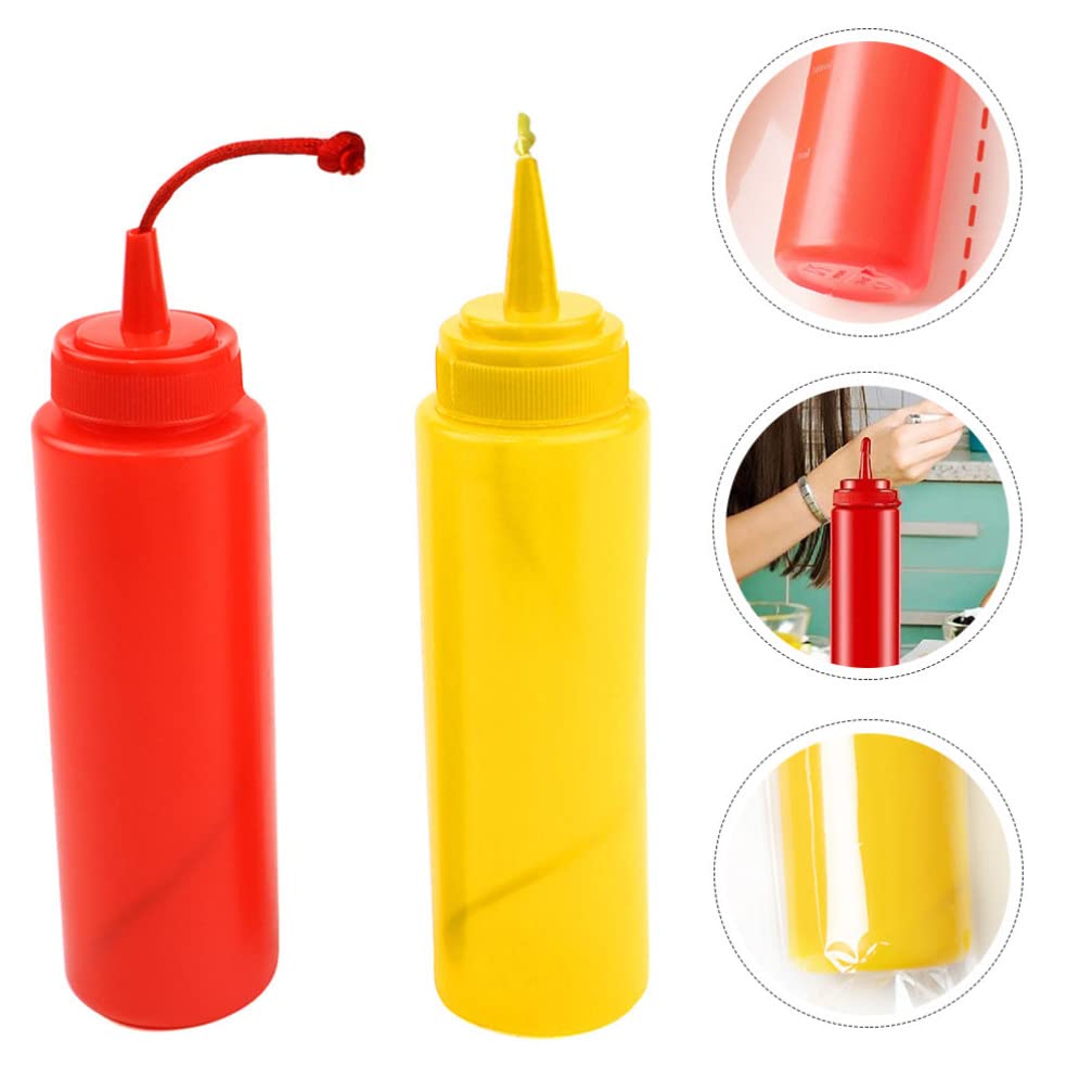 STOBOK 2pcs Fake Mustard & Ketchup Bottle Prank Set – Realistic Squeeze Bottles