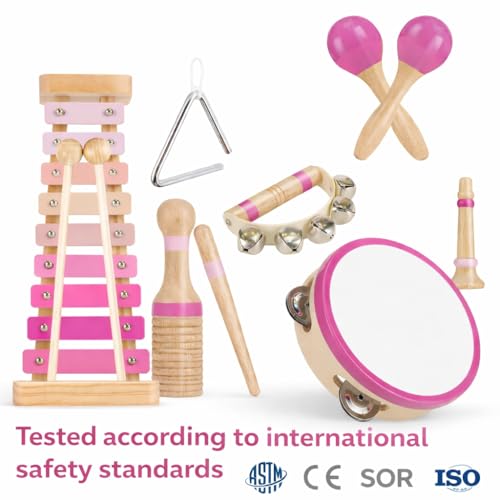 Stoie's Wooden Toddler Musical Instruments — Eco Friendly Montessori Toy